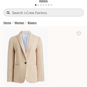 J Crew houndstooth Jacket NWT